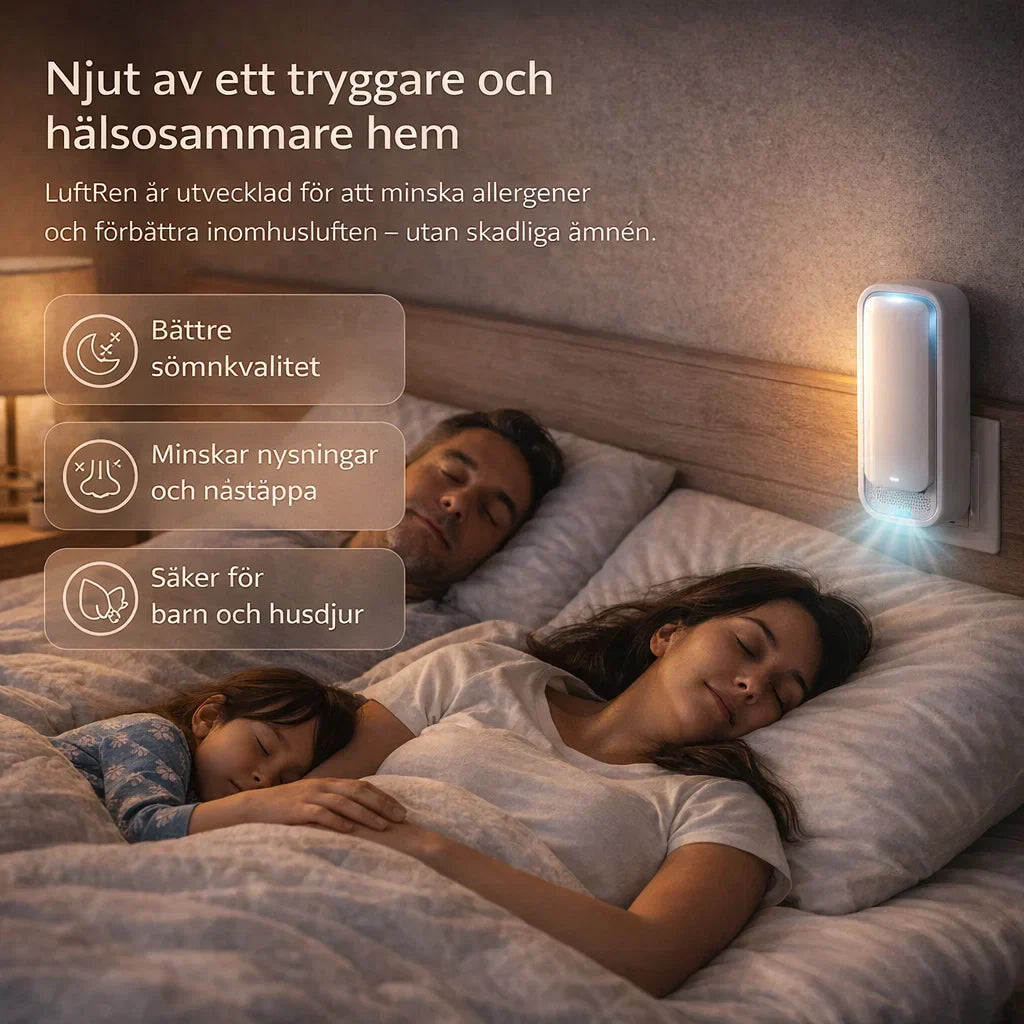 LuftRen – Renare luft för lättare andning hemma