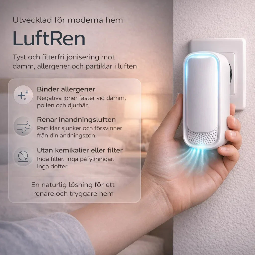 LuftRen – Renare luft för lättare andning hemma